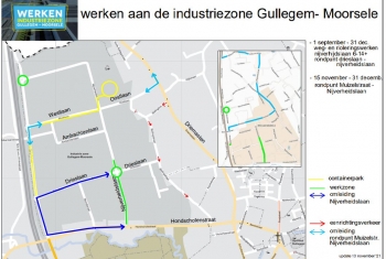 UPDATE 22/11/2021: Werken rondpunt Muizelstraat - Nijverheidslaan